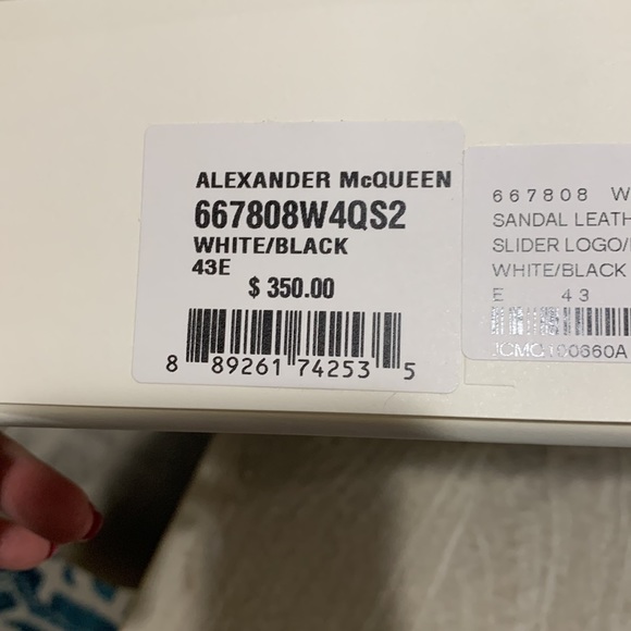 Alexander McQueen Men Pool Slides - Picture 10 of 10